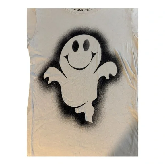 LOL Vintage Ghost Graphic T-Shirt - Picture 2 of 5